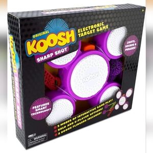 Original Koosh Sharp Shot NWT Interactive Target Game Purple Gift Idea Teen Boys